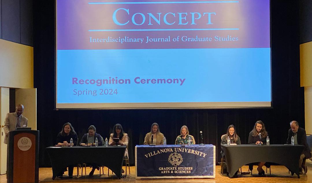 On stage at the CONCEPT recognition ceremony On stage at the CONCEPT recognition ceremony