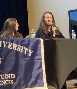 . The CONCEPT Graduate Research Prize was awarded to graduate English student Sarah Gregory . The CONCEPT Graduate Research Prize was awarded to graduate English student Sarah Gregory