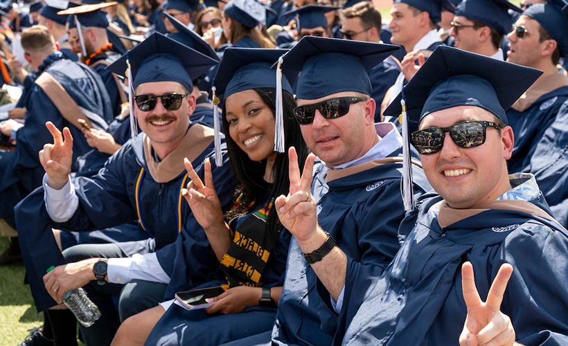 The Office of the President coordinates campus events such as Commencement. 