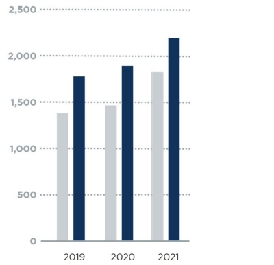 Net Assets Chart Chart showing Net Assets