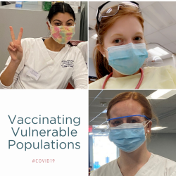 Miranda_Lily_Kate vaccines Vaccinating Vulnerable Populations in COVID-19 - three nursing students wearing masks