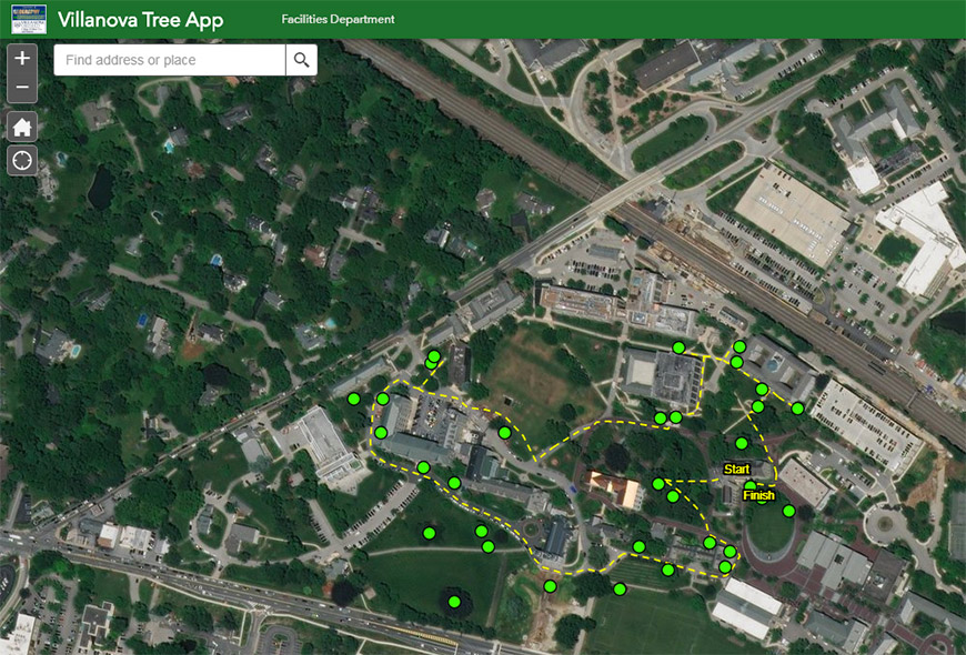 Villanova Virtual Tree Tour