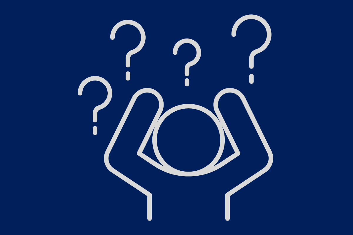 icon of a person with question marks above their head