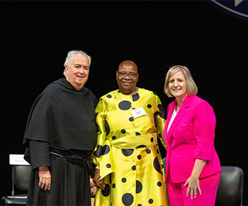 Pamela Marshall at graduation