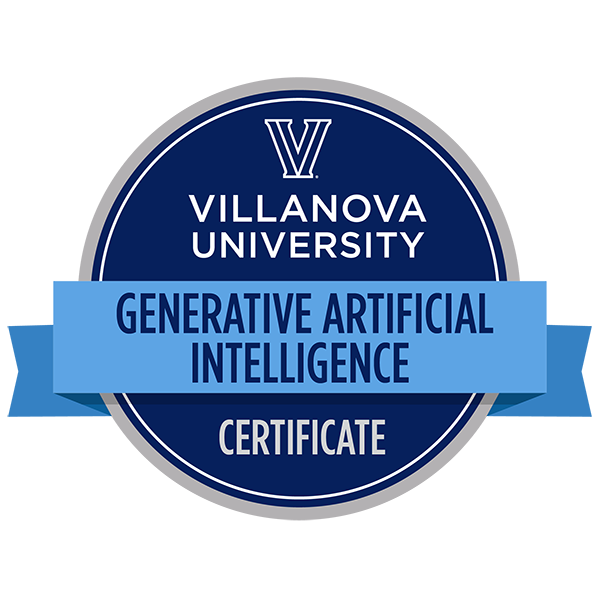 example of a generative artificial intelligence certificate digital badge