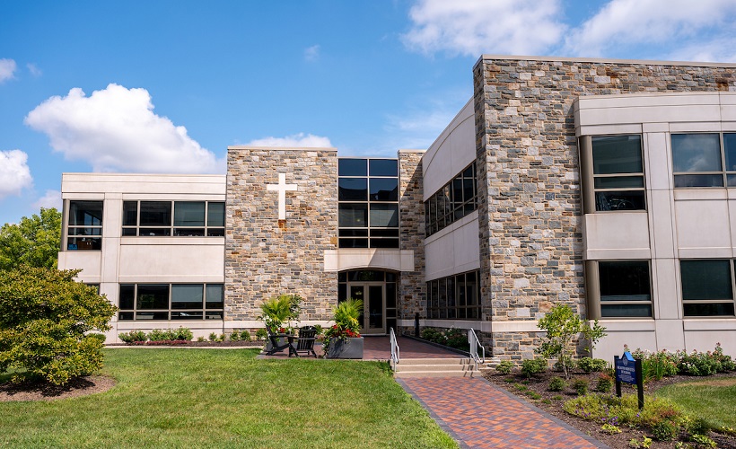 A photo of the Student Health Center building 