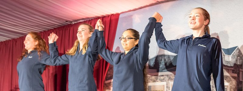 Villanova's Irish Dance Team performing